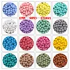 Baby Teethers Toys Kovict 50st Silicone Pärlor 12mm runda Perle Dentition Temeing för smycken Making Products 230329