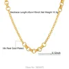 Choker Adixyn Unikalny Złoty łańcuch 45 cm dla kobiet kolorowy naszyjnik mody biżuteria afrykańska/kenii/USA styl