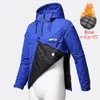 Herrjackor män 2023 Spring Brand Casual Waterproof Hood Coat Pullover Autumn Outdoor Thick Windproof Warm Pockets 230330
