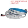 Cob Fantasy LED -remsa (samma som WS2812B) RGB Smart Dream Color Magic Digital 332LEDS/M ADRESSABLE LED -strip DC5V SK6812 Modelling Lamp