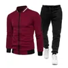 Men's Tracksuits Men's Track and Field Wear 2PC Men's Spring and Autumn Sports Wear Casual Zipper Jacket Pants Set Sweatshirt Set Men's Set 230330