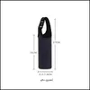 Other Kitchen Dining Bar Portable Beer Glass Single Neoprene Bottle Cooler Sleeve Holder Er Bag Water 450Ml Tote Cup Set Drop Del Dhvpo