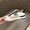 Modemerk mannen Deep Casuals schoenen trendy zachte bodem lopende sneaker Italië Italië klassieke low top elastische band lichtheid lederen ontwerper casual sportschoenen doos EU 38-45