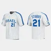 Maillot de baseball de l'équipe d'Israël 2023 Alex Dickerson Zack Gelof Spencer Horwitz Noah Mendlinger Matt Mervis Danny Valencia Ryan Lavarnway Joc Pederson Ty Kelly Stubbs