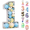 Other Event Party Supplies 73 93cm Giant Birthday Figure 0 9 Balloon Filling Box 1st 18th Decor Number 30 40 50 Frame Anniversary 230330