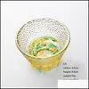 Te koppar Heatresistant Glass Teacup Japanese Kung Fu Drinkware 25 ml 35 ml 40 ml Creativ Cup Drop Delivery Home Garden Kök