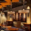 Подвесные лампы ресторан Light Cafe Bar Art American Country Country Lamp Loft Retro Industrial Wind Pot Shop