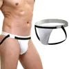 Unterhose Herren Open BuBriefs Jockstrap Unterwäsche Unterstützt Athletic Bulge Pouch Gay Male Atmungsaktives Höschen