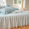 CAMA LACA LACE LACE Bedding Bedding Flechases Brophases Blue Lace Bedding Bedding feminino 230330