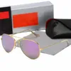 2024 Men Classic Brand Retro Women Sunglasses Rays Bans Designer Eyewear Metal Frame Designers Sun Glasses Woman A025