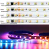 5m rgbww led tira dc24v fw1906 semelhante a ws2812b 10pixels/60LEDs/m individual endereçável spi rgb e cct pixel led tira ip20