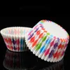 Bunte Cupcake-Förmchen Papier Rainbow Standard-Backförmchen Cupcake-Förmchen aus Papier Bulk-Cupcake-Förmchen für Kuchenbällchen, Muffins, Cupcakes und Süßigkeiten, 100 Stück