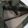 Herenbroek camouflage vrachtheren zakketen decoratie safari -stijl los rechte trekkoord jogger broek