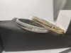 Bangle Hoge kwaliteit zilveren Designer massief gouden armband Luxe armband Volledige boring Merk Mode Klassieke Diamanten Sieraden voor Mannen Vrouwen P