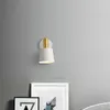 Vägglampor 19 nordiska LED -lampor sovrumsläsning ljus för heminredning och lyx hängande med switch plug -sconces