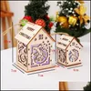 Dekoracje świąteczne dekoracja z lekkim drzewem kabiny duże małe zapasy dla dzieci prezent dom upuszcza dostawa domowy garden festki dhfla