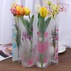 Vases écologiques incassables pliables en plastique PVC, Vase Durable pour la maison, fête de mariage, facile à ranger 27x12cm