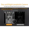 Дверные звонки R11 Digital Peephole Viewer Viewer Camera 2,4 -дюймовый экран экрана Ir Night Vision Electronic Door Eye Bell Home Outdoor