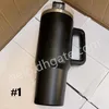 Top Seller Bottiglie d'acqua di grande capacità all'ingrosso Bottiglia d'acqua isolata Bicchiere in acciaio inossidabile con coperchio con manico Paglia 40 once