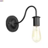 Lampade da parete IWHD Black Iron Wrount Retro Lights Fixtures Home Living Room Loft Style Lampada vintage industriale Lampada per scale