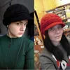 Beanies dames hoed luxe gebreide hoeden vrouwelijk zachte hoog elastische warme petten hoofddeksel meisje dop vaste kleur 2023 winter