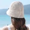 Sun Hats Caps BP Made Ats Wide Ladies Brim Crochet Natural Raffia Straw Bucket At Spring Summer Beh Floppy Fisherman Caps Woman Man Man