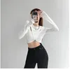 Women's Polos Chic Hollowout Sense of Design Pullover Round Neck Knit Women Spring Short Exposed Navel Bottoming Shirt Slim Longsleeved Top 230330