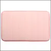 Teppiche 40X60Cm Memory Foam Coral Veet Rutschfeste Badezimmermatte Prächtiges Vlies Bad Dusche Teppich Küche Schlafzimmer 10 Farben Drop De Dhffo