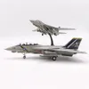 Electric RC Aircraft 1 100 Scale U S Navy Army 4D 4A F 14 VF 31 Simulering Diecast Metal Alloy Tomcat Fighter Airplane Model Boy Toy 230329