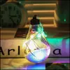 Kerstdecoraties bal transparant LED Decoratieve BB Licht Kerstmis Hanging Verjaardagsfeestje Decor Decor Duting Huis Gar Dhshr