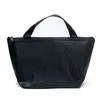 Petit noir fermeture éclair étanche déjeuner sacs de rangement bleu femmes étudiant boîte numéros Thermo sac concepteur bureau école pique-nique refroidisseur cas 20x14x20 cm