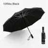 Paraplyer automatiska omvända paraply kvinnor 3 vikar reflekterande strip regn män parasol led lätt vindtät parapluie växel eb5ys