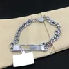 Дизайнерские браслеты Браслет-цепочка Медные модные украшения Роскошные браслеты Классические популярные европейские мужские и женские браслеты для пар с сумками