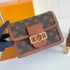 Women Louvis M45958 Dauphine Evening Commerope Clutch Torby Designer Metal Litera Dauphine Mens Flap Torebka Wasp.