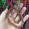 Beads 4-10mm Natural Cherry Quartzs 15'' Round Pink DIY Loose Quartz For Jewelry Making Women Bracelet Necklace Gift