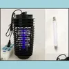 Other Household Sundries Electric Mosquito Bug Zapper Killer Led Lantern Fly Catcher Flying Insect Patio Outdoor Cam Lamps 110V 220V Dhz5W