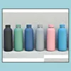 Mugs News Cup 17Oz 500Ml Flask Sports Water Bottle Double Walled Stainless Steel Vacuum Insated Travel Thermos Custom Matte Colors D Dh3Eo