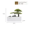 Decorative Flowers FQ Simple Artificial Greeting Pine Zen Entrance Decoration