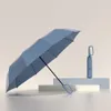 Parapluies suspendus entièrement automatiques Parasol UV Vent Imperméable Voyage Pêche en plein air Camping Parapluie avec nervures en fibre 10K 230330