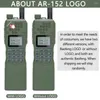 Walkie Talkie Baofeng AR-152 VHF/UHF 15W Kraftfull 12000mAh Battery Tactical PRC-152 Portable Radio med ljudhämtningshuvudset