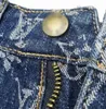 23ss nieuwe damesshorts ontwerper denim jeans ontwerp sexy dames zomer korte broek kleding CASA