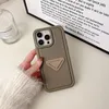 Casos de telefone de couro de grife para iPhone 14 13 Pro máximo 12 xr designers de moda capa de luxo case de proteção de casca de luxo com 6 cor