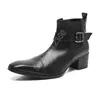 Christia Bella Winter Winter Black Toe Business Business Shoes Mid Party Party Botas curtas forma