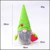 Other Festive Party Supplies Mothers Day Gnomes Gift Spring Flowers Dwarf Gnome Ornaments Faceless Plush Dwarfs Bee Festival Home Dhois