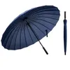 Parasol parasolowy męski pręt prostej pręta z 24 kościami Dodając podwójny biznes golfowy El Windproof i deszczowe funkcje 230330