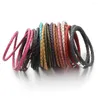 Strand Trendy 3 Layer Braided Leather Bracelet For Men Women12 Color Round Rope Magnetic Clasps Charm String Couple Bangle Gifts