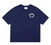 T-shirts d'été pour hommes T-shirts de créateurs à manches courtes Amis Crewneck Hip Hop Embrodiery Tee Loose Heart Top Jk2w