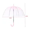 Guarda -chuvas flor de cerejeira transparente guarda -chuva semiautomática guarda -chuva de infantil Apollo fofo fofel de longa alça de garota guarda -chuva 230330