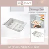 Storage Bottles Kitchen Accessories Egg Holder Container Refrigerator Organizer Adjustable Plastic Fridge Baskets Pull-out Drawer