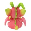 25cm Dragon Fruit Macaroon Pitaya Plush Toy Doll Cartoon Brinquedo de animais de pelúcia para crianças Baby Hug Doll Sleep Pillow Home Decor